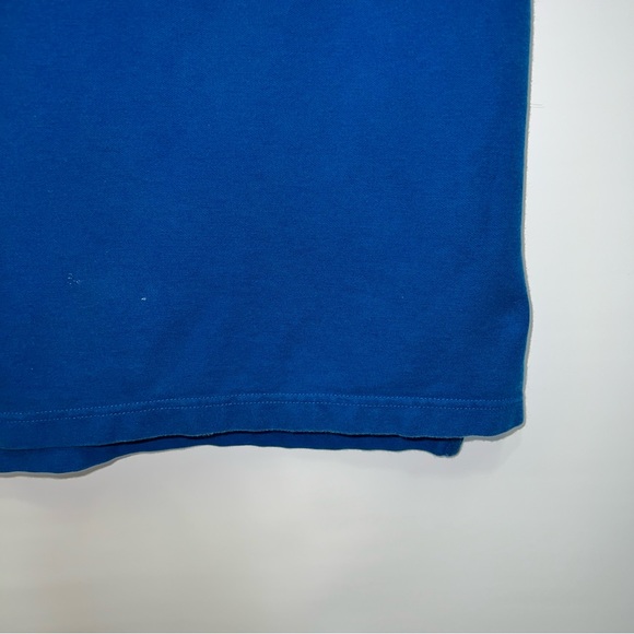 Columbia Button Up Adult XL Mens Blue Short Sleeve 100% Cotton Polo - Picture 9 of 16